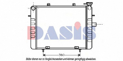 AKS DASIS 150170n -  Радиатор, охлаждение двигателя